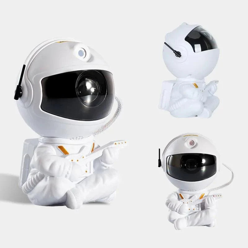 Luminária Astronauta Projetor de Galáxia Led