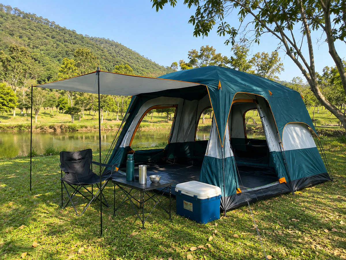 SUPER CABANA PARA ACAMPAMENTO!!